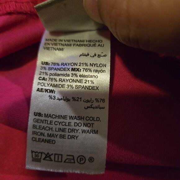 Chico’s Brigitte So Slimming Pink Button Ankle Pants 8R - Picture 5 of 8